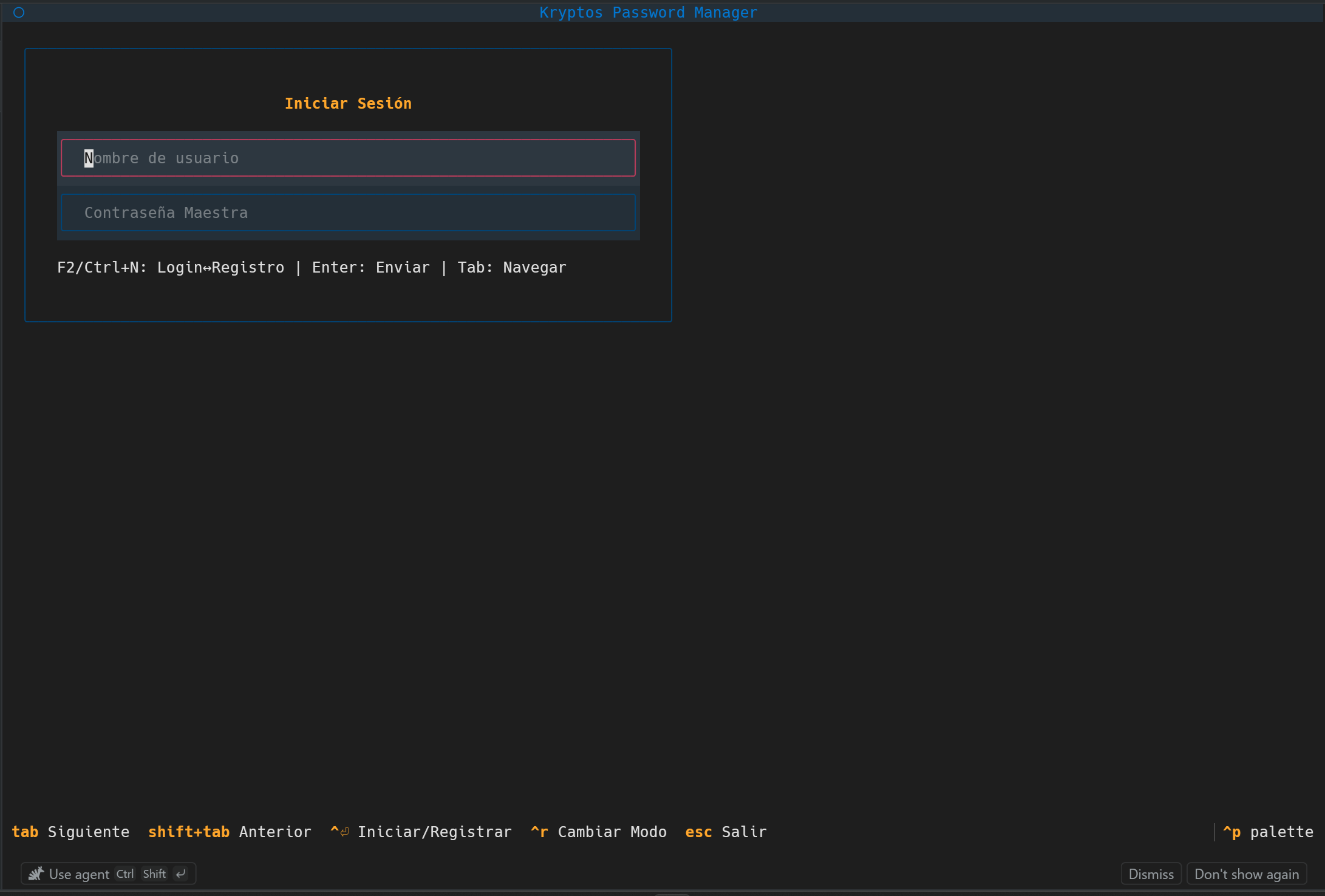 Kryptos Login